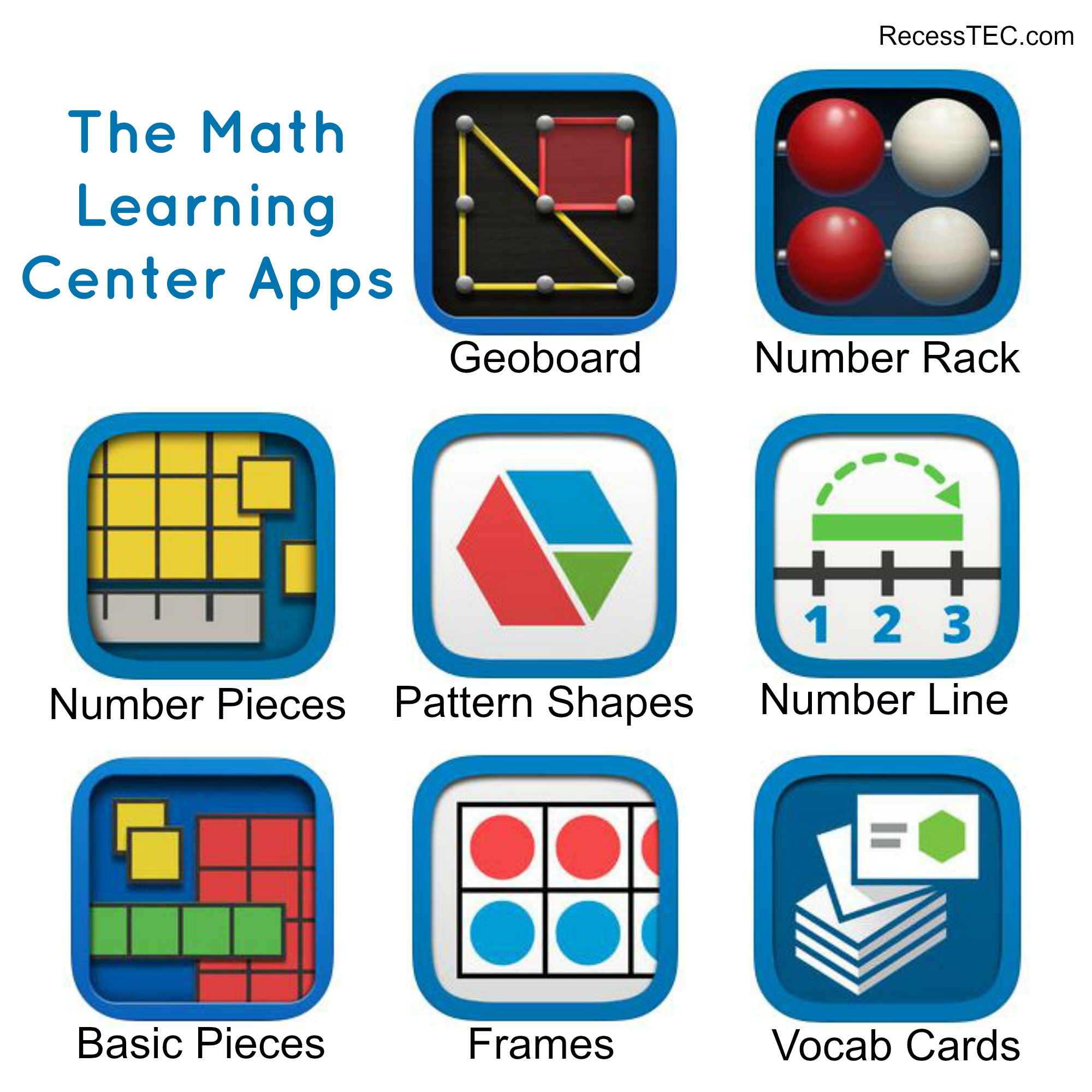 The Math Learning Center Apps RecessTEC